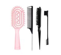 Fashionable Hair Styling Collection 4 Essential Tools Lightweight ABS Construction Salon Results For Home Use