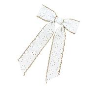 Fashionable Hairpin Elegant Flower Hair Clip Elegant Simple Bullet Bunch Headwear Sweet Size Delicate Lace Hairpin with Bow Design