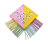 Fashionable Headscarf Street Dance Bandana Scarf With Skull/Unique Pattern Soft Fabric For Music Festival Enthusiasts Skull Pattern Headscarf