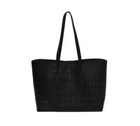 Fashionable Hollow Out Pattern Bag Spacious Interior Shoulder PU Work For Business Travel Essential Modern Hollow Out Detailing PU Bag