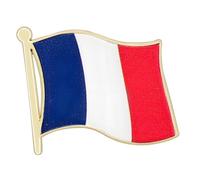 Fashionable International Flag Pins Designed for Business Attire and Cultural Event Using Sturdy Alloy Vintage Coating Flag Pin