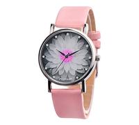Fashionable Joker ITVIP Lotus with Diamond Comfort Belt Watch Small Cool Ladies Quartz Watch Strap 240 pink