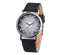 Fashionable Joker ITVIP Lotus with Diamond Comfort Belt Watch Small Cool Ladies Quartz Watch Strap 240 Black