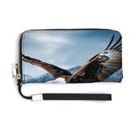Fashionable Large-capacity Eagle at Hunting Printed Long Handbag, Internal Multi-compartment Design - Meet Your Diverse Travel Needs