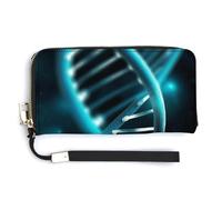 Fashionable Large-capacity Science Gene Strand Printed Long Handbag, Internal Multi-compartment Design - Meet Your Diverse Travel Needs