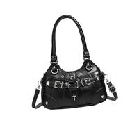 Fashionable Large Capacity Shoulder Bag PU Crossbody Bags For Women Seeking Unique Styles In Campus Or Social Event Party Crossbody Bag