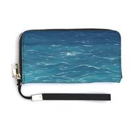 Fashionable Large-capacity The Deep Ocean Printed Long Handbag, Internal Multi-compartment Design - Meet Your Diverse Travel Needs