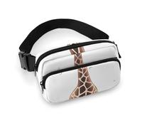 Fashionable Large-Capacity Twill Cute Giraffe_77697538 Printed Waist Bag, A Must-Have Item for Hands-Free Travel