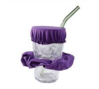 Fashionable Large Intestine Hair Ring Cup Cover Set Cup Cover Elastic Rubber Hair Rope