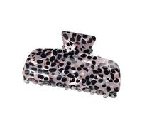 Fashionable Leopard Print Shaped PVC Hair Accessory Secure Hold Clip Hairpin for School Travel and Social Gatherings Trendy Headdress
