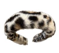 Fashionable Leopards Hairband Light Weight Elastic Headbands Stylish Headwear For Everyday Wear Elegant Hairbands