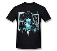 Fashionable Life is Strange T ShirtDesign Game T-Shirt for Man Tees Funny Harajuku Black(Large)