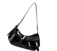 Fashionable Lightweight PU Shoulder Bag For Women With Adjustable Strap & Organizational Pockets For Daily Essentials Women's Armpit Handbag