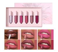 Fashionable Lip Colors Matte Lip Gloss Set 6 Colors Party Lipstick Not Fade For Stylish Women Liquid Lipstick