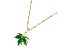 Fashionable Maple Leaf Chain Necklace Designs Accessory For Trendy Women Who Appreciate The Beauty Of Nature Styles Stylish Women's Jewelry