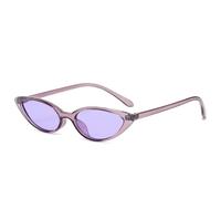 Fashionable Men's And Women's Small Frame Sunglasses Polarized Outdoor Driving Beach Vacation Party Decorative Sun Glasses(Purple)