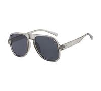 Fashionable Men's Outdoor Polarized Driving Oversized Sunglasses Women's Party Photography Vacation Sun Glasses(Grey)