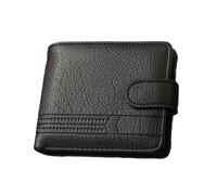 Fashionable Men's Short Wallet PU Leather Coin Bag Functional and Versatile Card Holderfor Daily Use