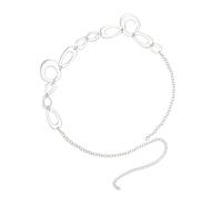 Fashionable Metal Circular Waist Chain Contemporary Alloy Rings Waist Chain Unique Belt Jewelry For The Fashion Forward