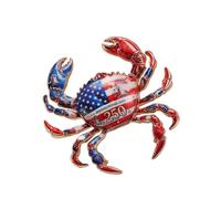 Fashionable Multifunctional Historical Pin Design for Patriotic Display During Festivals and Casual Outings Metal Alloy Coating Pin