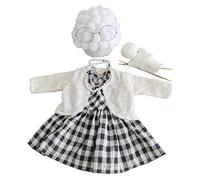 Fashionable Newborn Photography Props Knitting for Baby Photoshoot Grandma for Pictures Cowboy Children Yarn