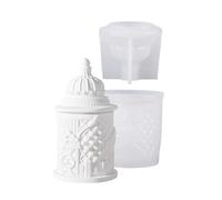 Fashionable Nordic Designs Silicone for Resin Jewelry Plaster Art Storage Cups Reusable Craft Tools Daily Use Decorative Castles Memories