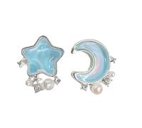 Fashionable Oceanics Earrings Set Clip On Shell Starfish Design No Piercing Occupation Fashion Ear Jewelry Oceanics Earrings for Women, フリーサイズ