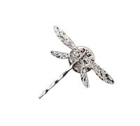 Fashionable Odonate Shaped Pin Brooch Multipurpose Alloy Accessory Jewelry for Various Clothing Styles Unique Chest Pin