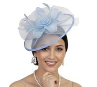 Fashionable Oversized Mesh Hair Accessory Tulle Fabric Elastic Derby Hat Headdress for Adults and Kids Comfortable Headwear