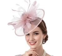 Fashionable Oversized Mesh Hair Accessory Tulle Fabric Elastic Derby Hat Headdress for Adults and Kids Comfortable Headwear