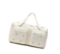 Fashionable Pattern Quilted Mom Bag Ergonomic Carry Option Padded Strap Handle for New Parents Practical Daily Well Organized Bag