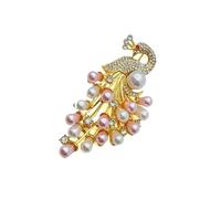 Fashionable Peacocks Brooch For Women With Rhinestones And Pearls Portable Jewelry Pieces For Special Occasions Unique Designs Brooch