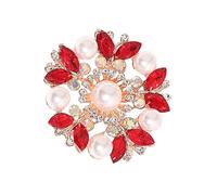Fashionable Pearls Crystal Brooch Multipurpose Scarf Clip Korean Styles Jewelry Her Special Occasions Multi Functional Scarf Brooch