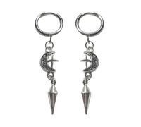 Fashionable Pointy Cone Drop Earrings Alternative Fashion Gothic Jewelry Elegant Punk Accessories For Styles Enthusiasts Cool Mysterious Earrings