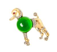 Fashionable Poodle Brooch With Portable Designs Ideal For Office Parties Travel Elegant Dog Brooch