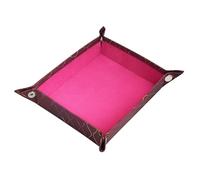 Fashionable PU Leather Desk Organized Tray Jewelry Storage Dish Small Item Organized For Pens Wallet And More