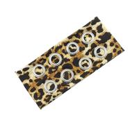 Fashionable Punk Headbands With Animal Print And Studs Detail Stylish Head Wrap Suitable For Everyday Wear
