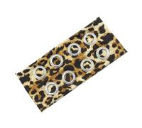 Fashionable Punk Headbands With Animal Print And Studs Detail Stylish Head Wrap Suitable For Everyday Wear And Event