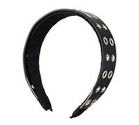 Fashionable Punk Themed Headband Premium PU Leather Hairband Contemporary Styling Option for Both Casual and Prom Rocker Fashion Hair Accessory