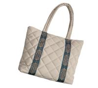 Fashionable Quilted Puffer Handbag For Women Spacious Shoulder Bag Large Capacity Underarm Bags Carryall Organizational Pockets Bag