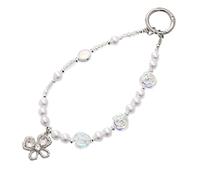 Fashionable Rose Phone Strap Removable Charm and Ergonomic Key Chain for Smartphone and Professional Travel Metal Phone Cord