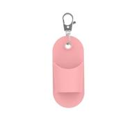 Fashionable Rubber Lip Gloss Holders with Keyrings for On The Way Touch Ups Portable Travel Makeup Storage Solution Lip Balm Holder Keyring