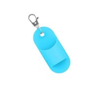 Fashionable Rubber Lip Gloss Holders with Keyrings for On The Way Touch Ups Portable Travel Makeup Storage Solution Travel Makeup Lipstick Case Covers