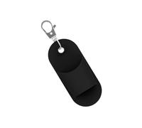 Fashionable Rubber Lip Gloss Holders with Keyrings for On The Way Touch Ups Portable Travel Makeup Storage Solution Travel Makeup Lipstick Case Covers