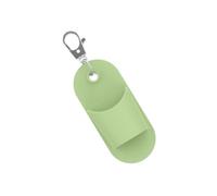 Fashionable Rubber Lip Gloss Holders with Keyrings for On The Way Touch Ups Portable Travel Makeup Storage Solution Lip Balm Holder Keyring