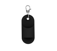 Fashionable Rubber Lip Gloss Holders with Keyrings for On The Way Touch Ups Portable Travel Makeup Storage Solution Travel Makeup Lipstick Case Covers