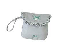 Fashionable Sanitary Pad Storage Bag Feminine Essential Holder Milk Fleece Cosmetic Accessories Large Capacity Menstrual Pouch