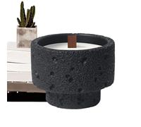 Fashionable Scented Candle - Elegant Candle Jars, 5.7x7.5x5.7 Inch Scented Wax with Relaxing Scent, Cement Candles Wax with Solid Holder, Modern Candles, Fragrance Waxs for Home Living Room Bedroom