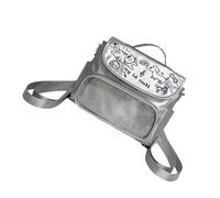 Fashionable Shoulder Bag PU Leather Messengers Bag With Clear Display Designs Trendy Streetwear Accessory For Teen Girls Japanese Styles Backpack For Pin Display