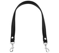 Fashionable Shoulder Strap Replacement for Shoulder Handbags with Golden Buckle Versatile Black PU Leather Belt